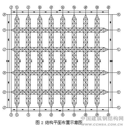 海寧市游泳館結(jié)構(gòu)平面示意圖 \